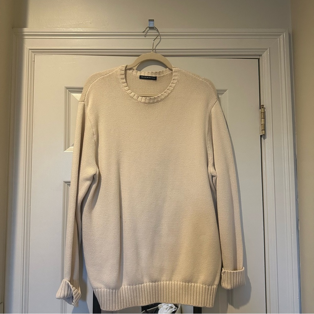 Oversized Brandy Melville Cream Sweater